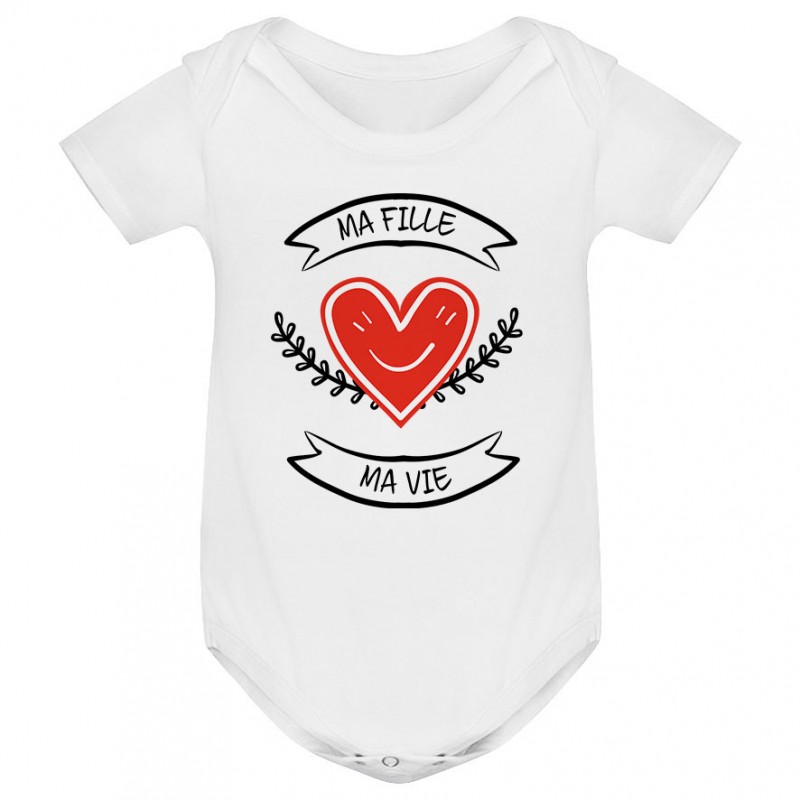 Body bébé Ma fille, ma vie Body bébé Ma fille, ma vie