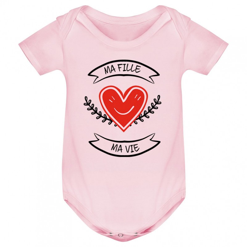 Body bébé Ma fille, ma vie Body bébé Ma fille, ma vie
