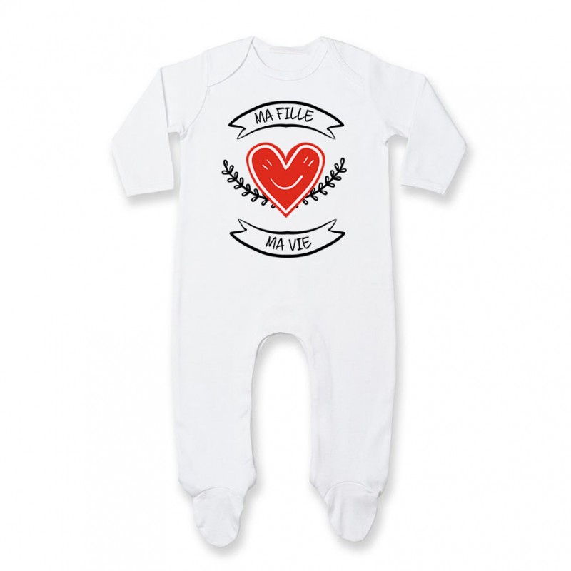 Pyjama bébé Ma fille, ma vie Pyjama bébé Ma fille, ma vie