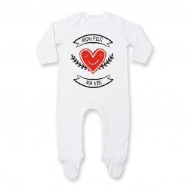 Pyjama bébé Mon fils, ma vie