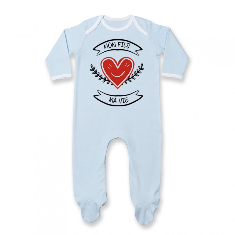 Pyjama bébé Mon fils, ma vie Pyjama bébé Mon fils, ma vie