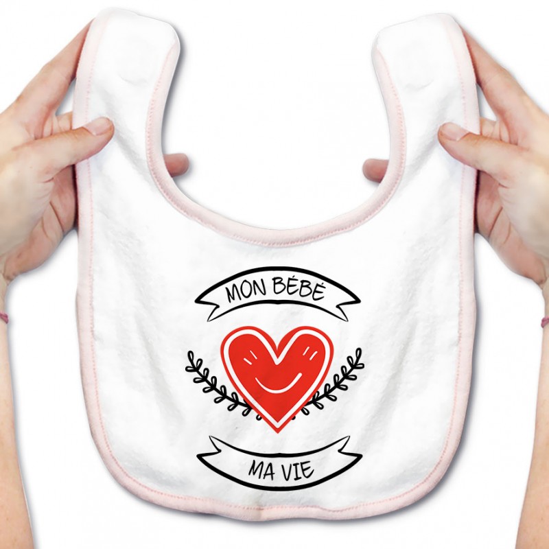 Bavoir bébé Mon bébé, ma vie Bavoir bébé Mon bébé, ma vie