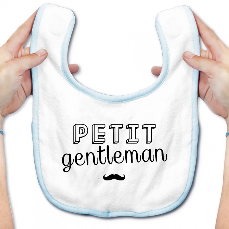 Bavoir bébé Petit gentleman Bavoir bébé Petit gentleman