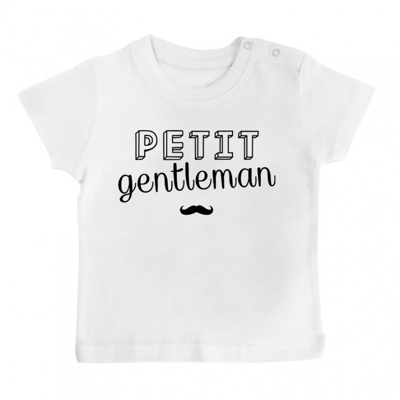 T-Shirt bébé Petit gentleman T-Shirt bébé Petit gentleman