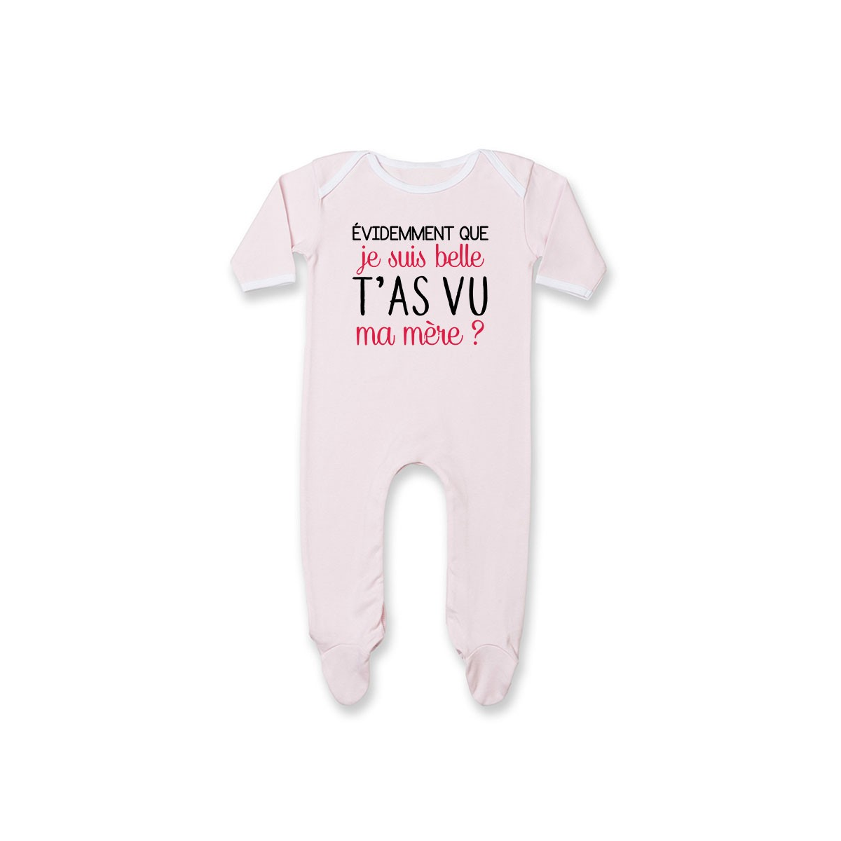 Pyjama bébé Evidemment que je suis belle