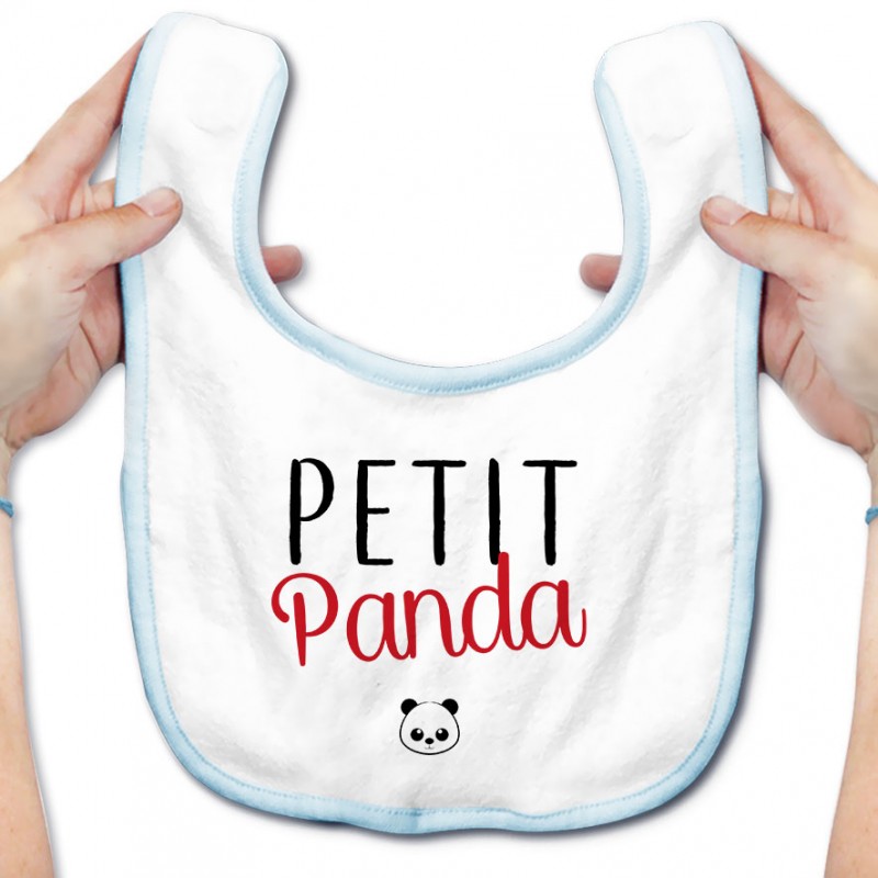 Bavoir bébé Petit panda Bavoir bébé Petit panda
