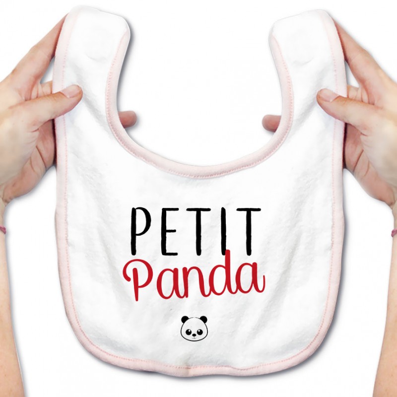 Bavoir bébé Petit panda Bavoir bébé Petit panda