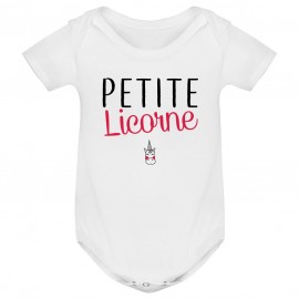 Body bébé Petite licorne