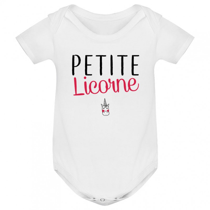 Body bébé Petite licorne