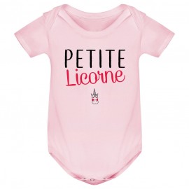 Body bébé Petite licorne