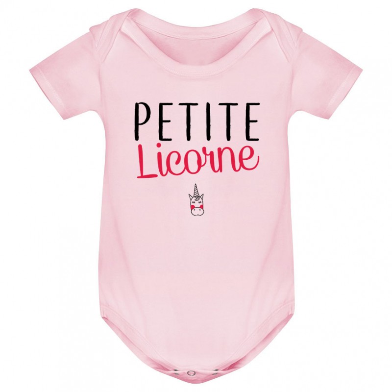 Body bébé Petite licorne Body bébé Petite licorne