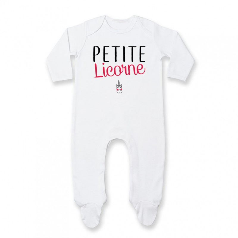 Pyjama bébé Petite licorne