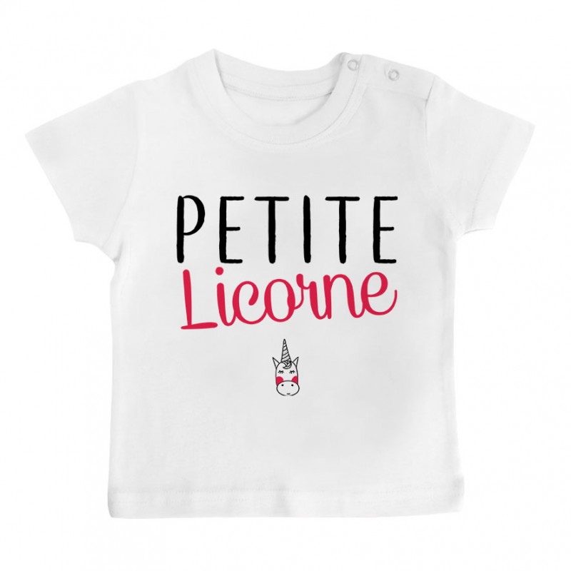 T-Shirt bébé Petite licorne