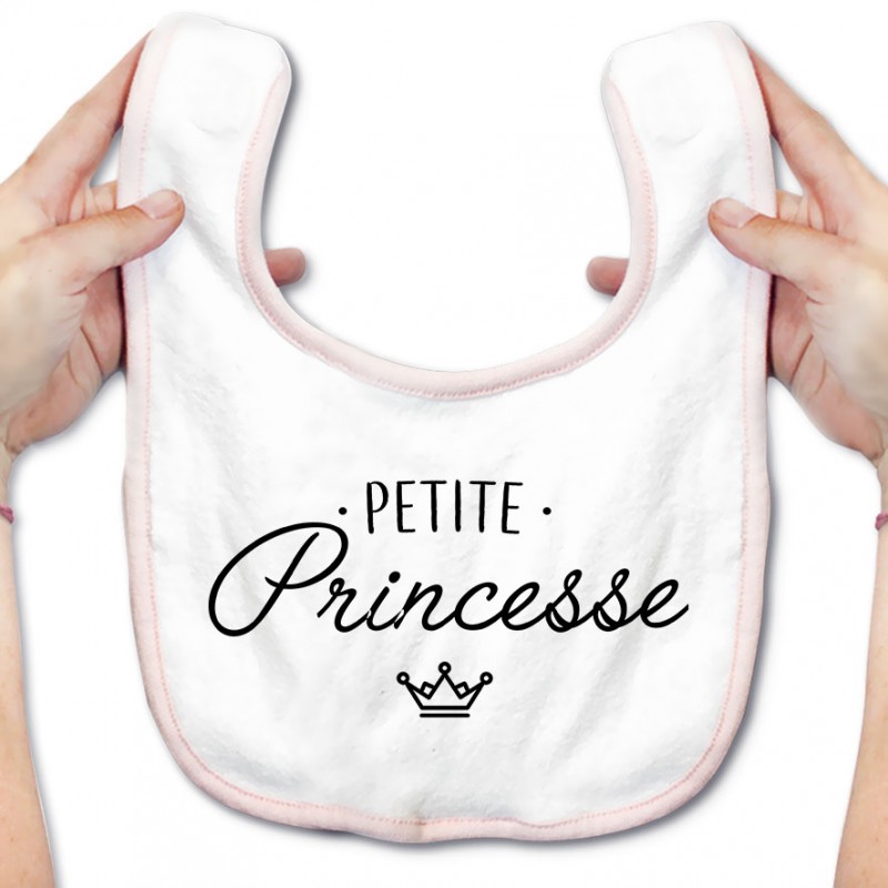 Bavoir bébé Petite princesse Bavoir bébé Petite princesse