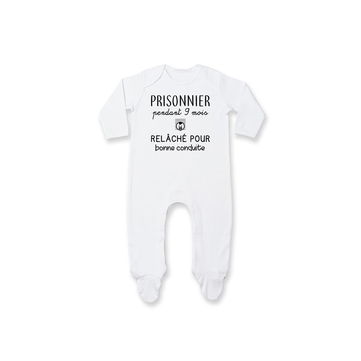 Pyjama bébé Prisonnier pendant 9 mois