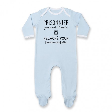 Pyjama bébé Prisonnier pendant 9 mois