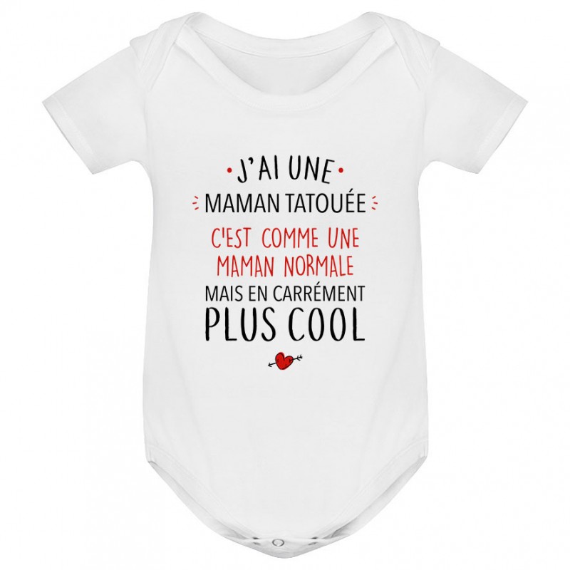 Body bébé personnalisé - Aussi belle que maman