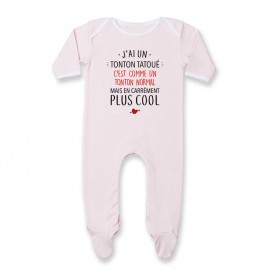 Pyjama bébé J'ai un tonton tatoué