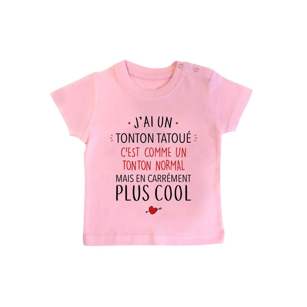 T-Shirt bébé J'ai un tonton tatoué