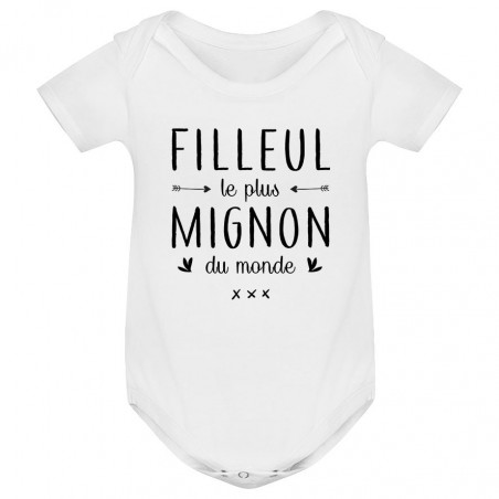 Body bébé Filleul le plus mignon du monde