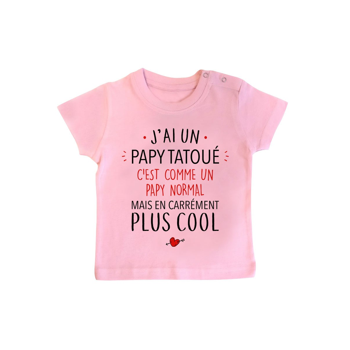 T-Shirt bébé J'ai un papy tatoué