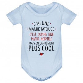 Body bébé J'ai une mamie tatouée