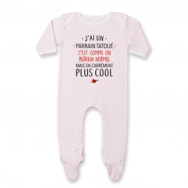 Pyjama bébé J'ai un parrain tatoué