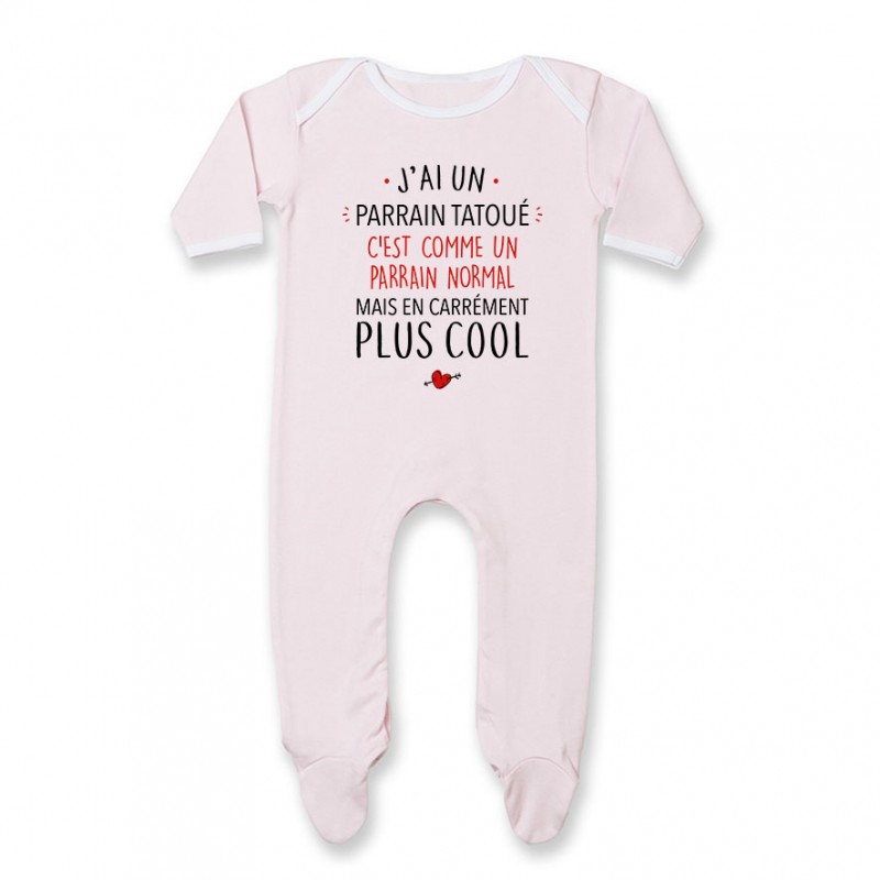 Pyjama bébé J'ai un parrain tatoué