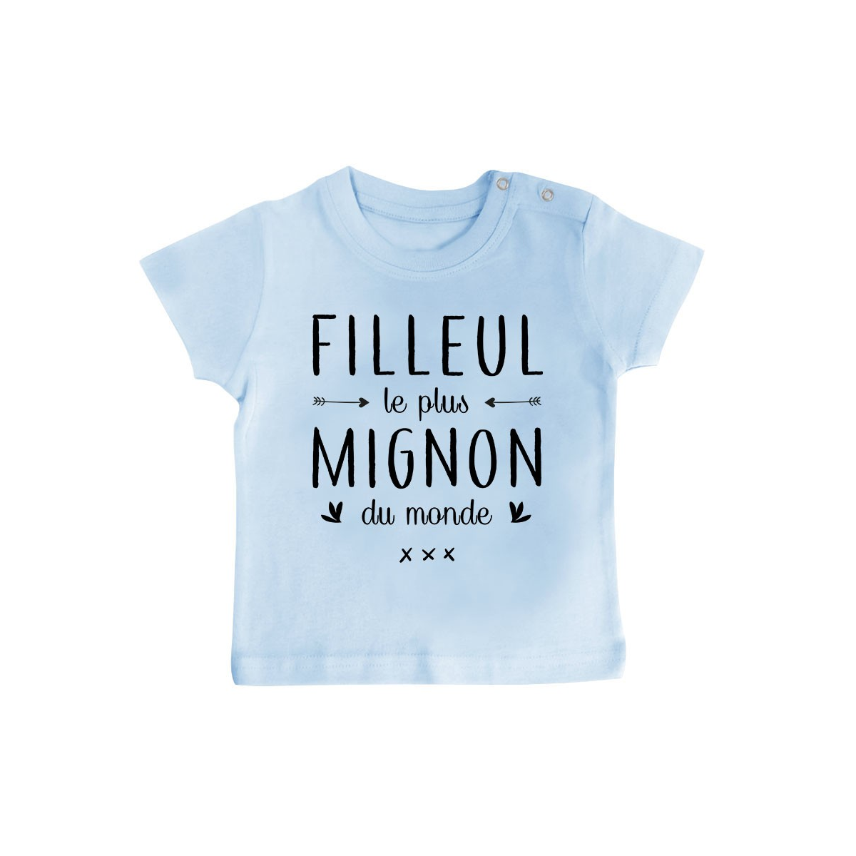 T-Shirt bébé Filleul le plus mignon du monde