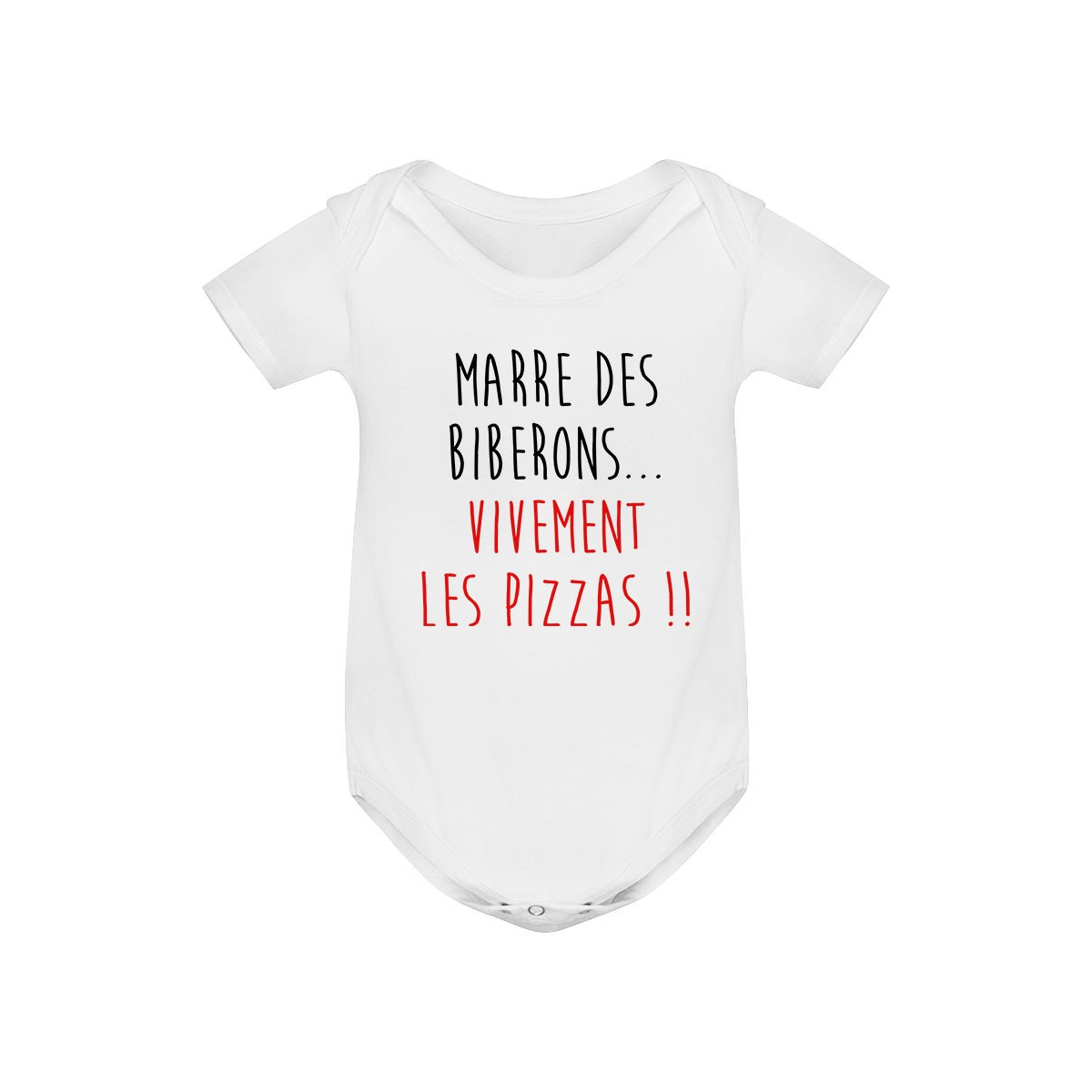 Body bébé Vivement les pizzas