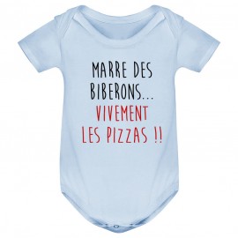 Body bébé Vivement les pizzas