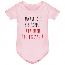 Body bébé Vivement les pizzas