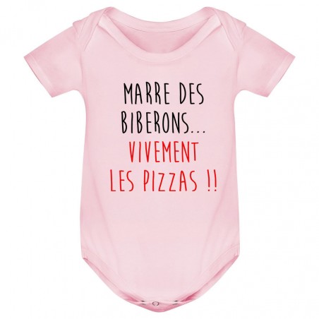 Body bébé Vivement les pizzas