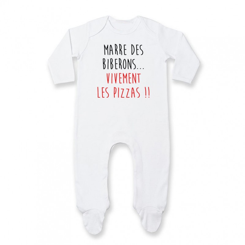 Pyjama bébé Vivement les pizzas Pyjama bébé Vivement les pizzas