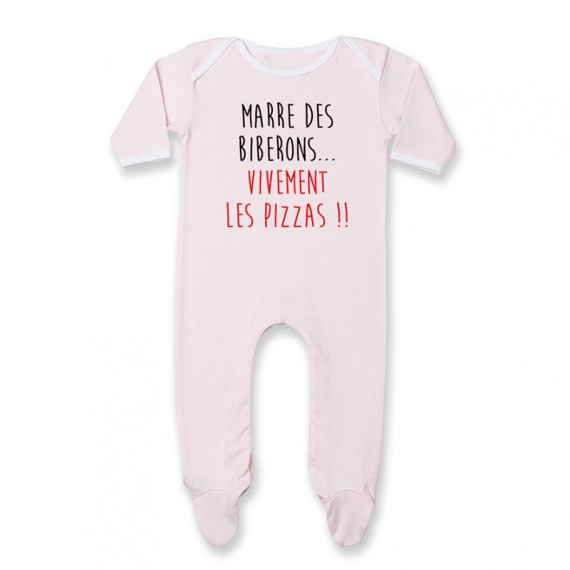 Pyjama bébé Vivement les pizzas Pyjama bébé Vivement les pizzas