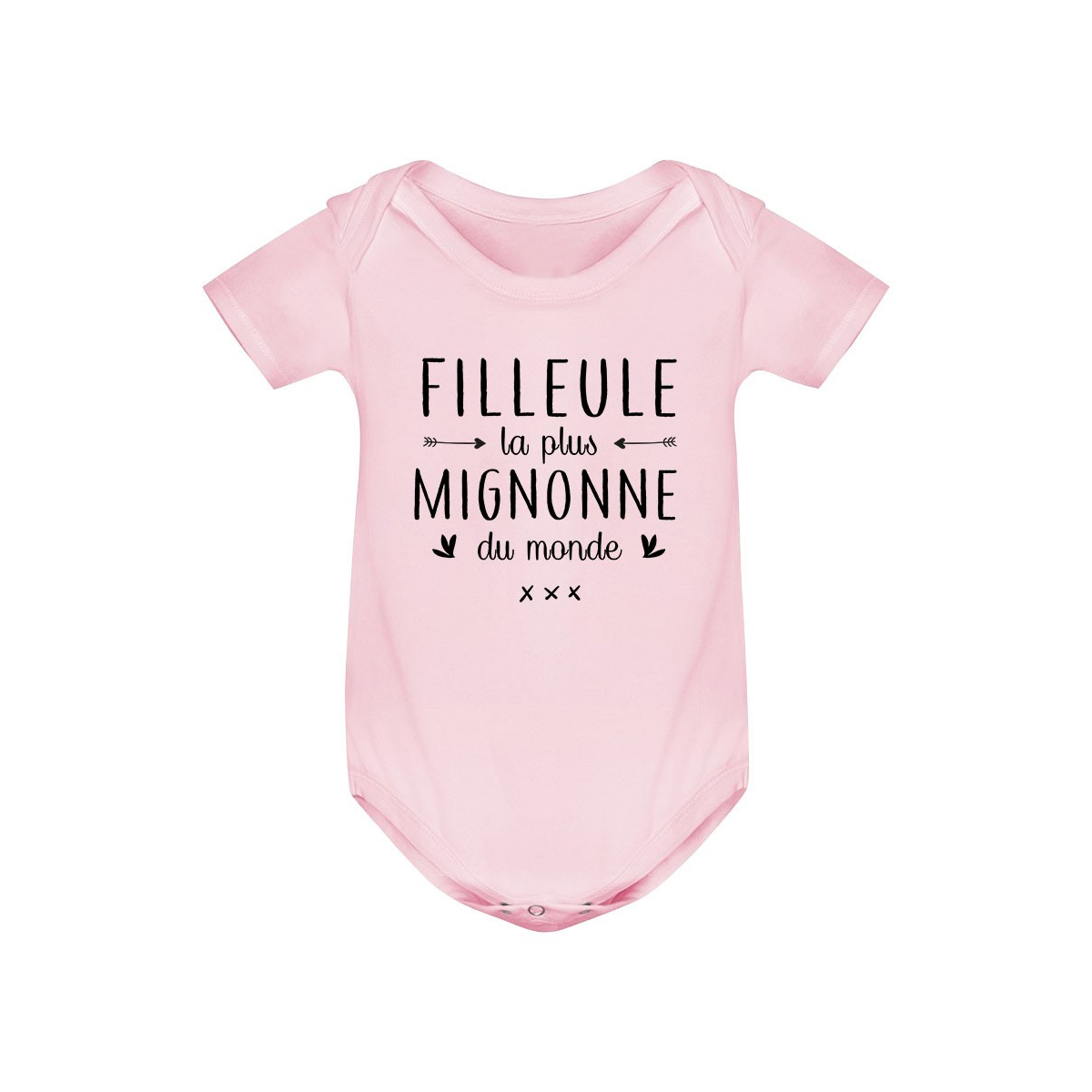 Body bébé Filleule la plus mignonne du monde