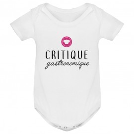 Body bébé Critique gastronomique ( version fille )