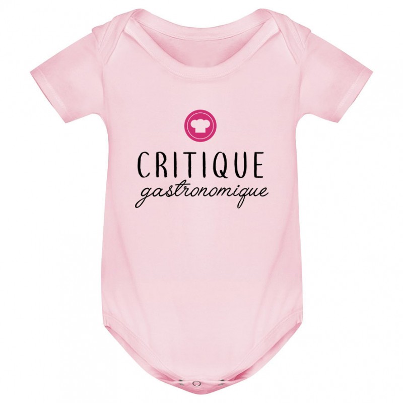 Body bébé Critique gastronomique ( version fille ) Body bébé Critique gastronomique ( version fille )
