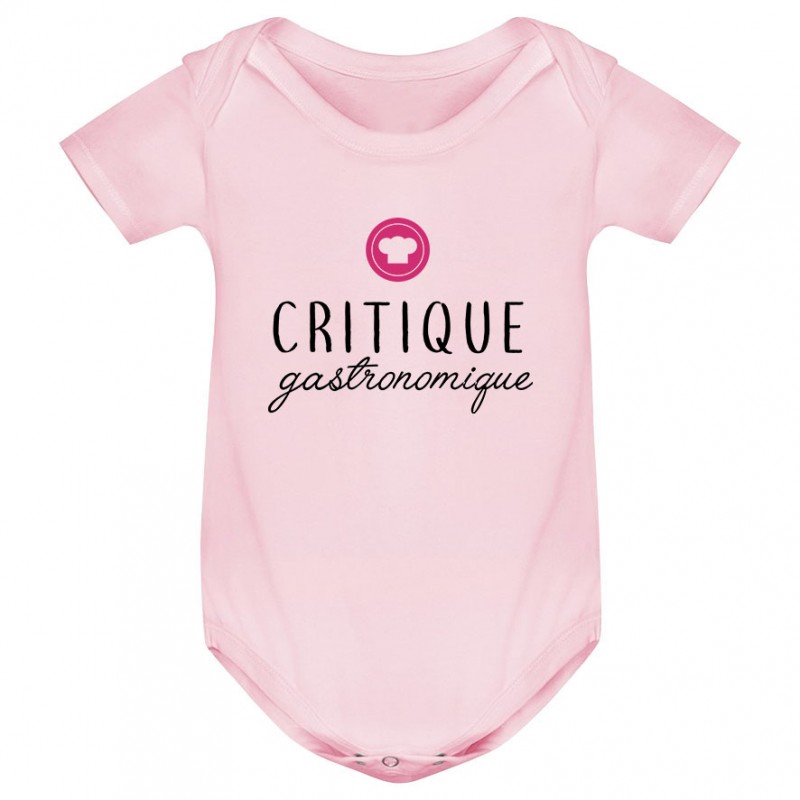 Body bébé Critique gastronomique ( version fille )