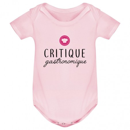 Body bébé Critique gastronomique ( version fille )