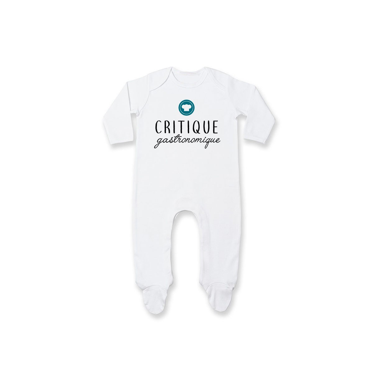 Pyjama bébé Critique gastronomique ( version garçon )