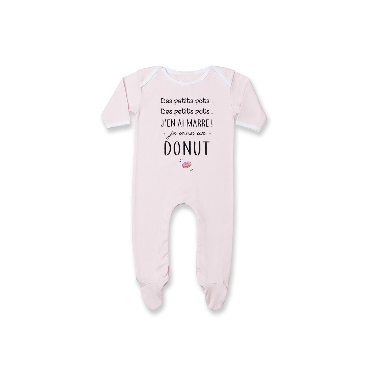 Pyjama bébé J'en ai marre je veux un donut