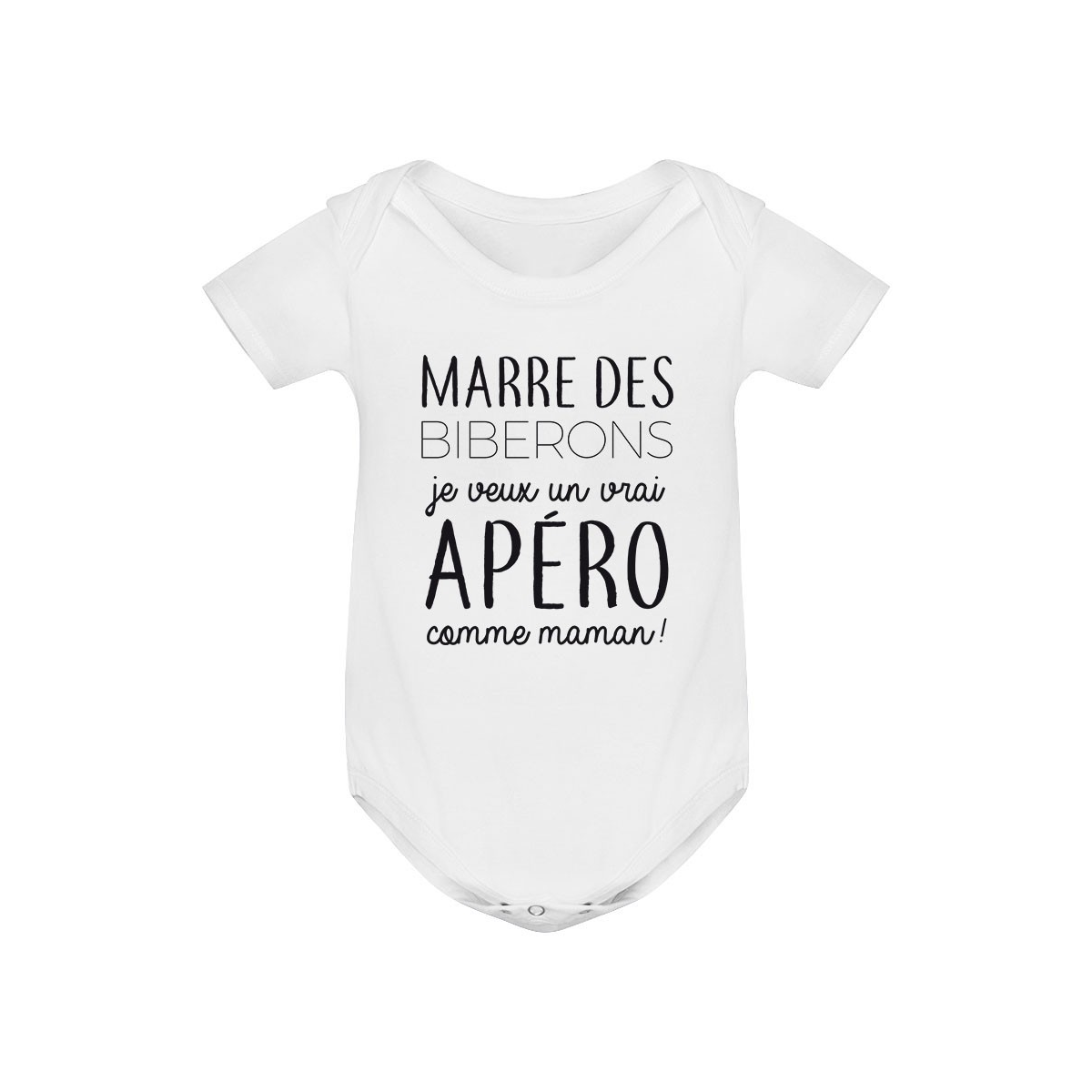 Body bébé Je veux un vrai apéro comme maman