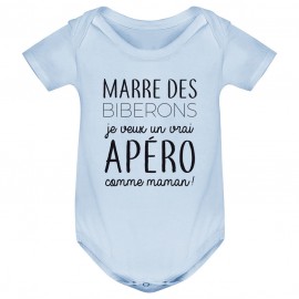 Body bébé Je veux un vrai apéro comme maman