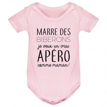 Body bébé Je veux un vrai apéro comme maman