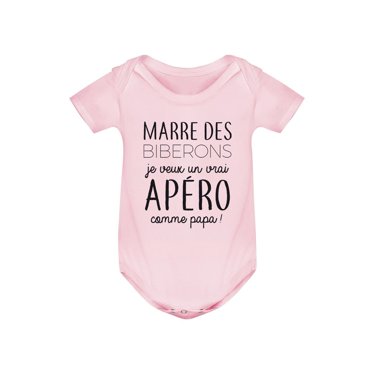 Body bébé Je veux un vrai apéro comme papa