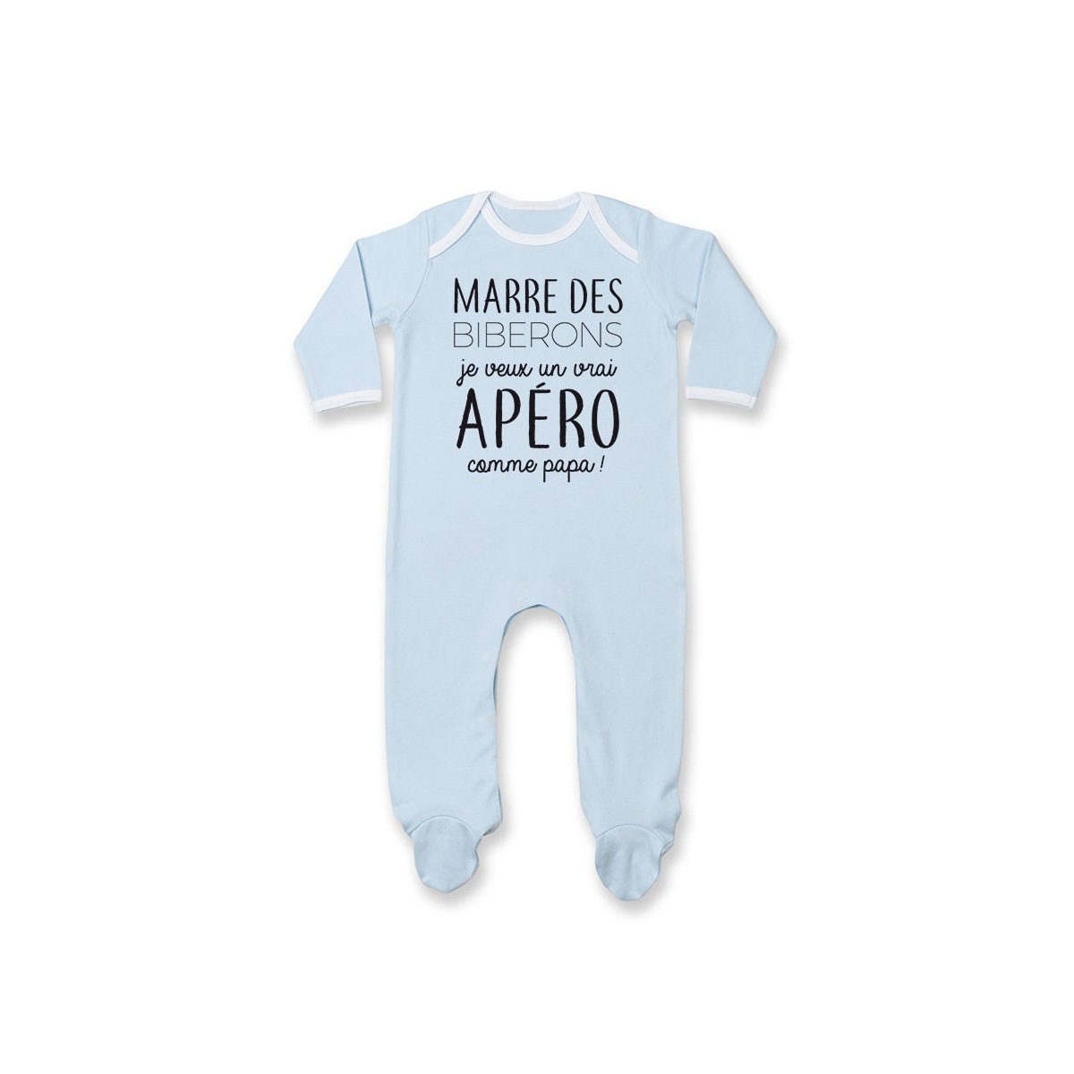 Pyjama bébé Je veux un vrai apéro comme papa