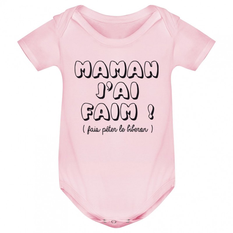 Body bébé Maman j'ai faim Body bébé Maman j'ai faim