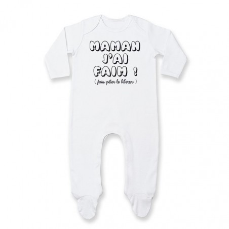 Pyjama bébé Maman j'ai faim