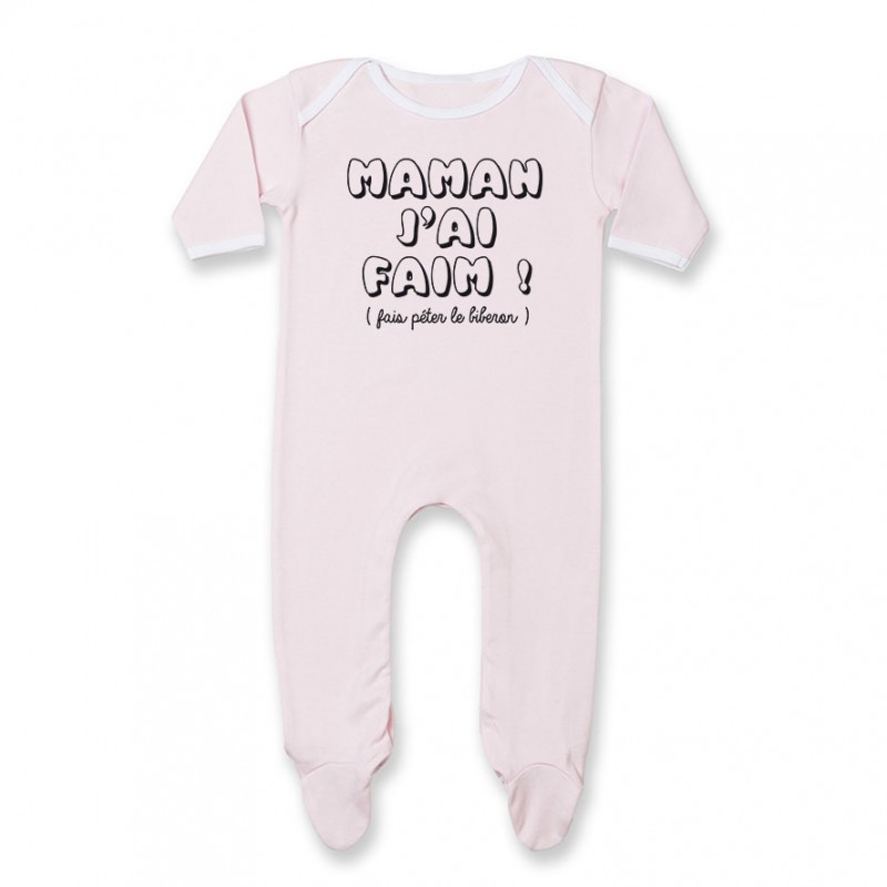 Pyjama bébé Maman j'ai faim Pyjama bébé Maman j'ai faim